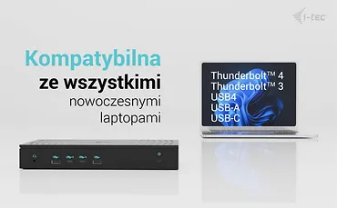 i-tec Stacja dokująca Universal 5x 4K/60Hz Display Power Delivery 100W