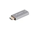 Lanberg Adapter HDMI(M)-Displayport(F)4K srebrny