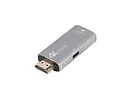 Lanberg Adapter HDMI(M)-Displayport(F)4K srebrny