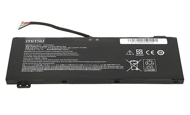 Mitsu Bateria AP18E7M do Acer AN515-54 AN517-51 3815 mAh (58.75 Wh) 15.4V