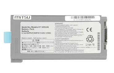 Mitsu Bateria CF-VZSU46 do Panasonic ToughBook CF-30 CF-31 CF-53 8550 mAh (91 Wh) 10.65V