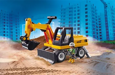 Playmobil Zestaw z figurkami City Action 71707 Koparka