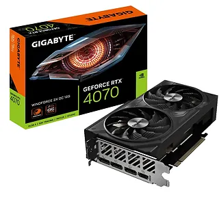 Gigabyte Karta graficzna GeForce RTX 4070 WINDFORCE 2X OC 12GB GDDR6 192bit 3DP/HDMI