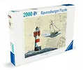 Ravensburger Polska Puzzle 2000 elementów Żeglarstwo, latarnia morska