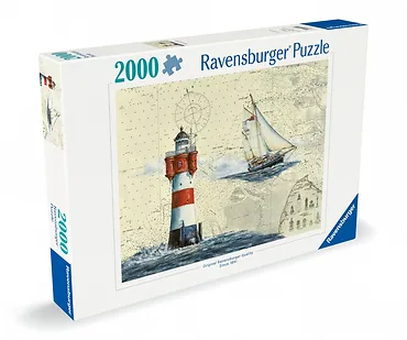 Ravensburger Polska Puzzle 2000 elementów Żeglarstwo, latarnia morska