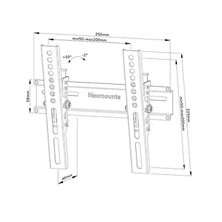 Neomounts Uchwyt do telewizorów 24-55 cali WL35-350BL12