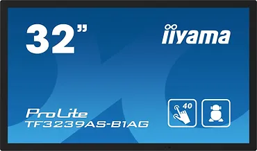 IIYAMA Monitor 32 cale TF3239AS-B1AG,IPS,FHD,HDMIx2,DP,RJ45,3xUSB,2x10W,     ANDROID,24/7,IP65