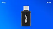 Savio Adapter USB-A 3.1 (F)-USB-C 3.1 (M) AK-80