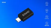 Savio Adapter USB-A 3.1 (F)-USB-C 3.1 (M) AK-80