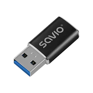 Savio Adapter USB-C 3.1 (F) - USB-A 3.1 (M)  AK-81