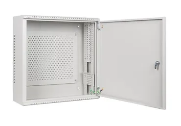 Lanberg Szafa instalacyjna rack wisząca 19 cali 6U+3U 540x200 niskoprofilowa szara złożona