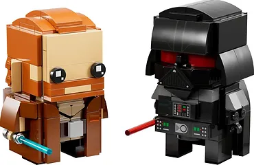 LEGO Klocki BrickHeadz 40547 Obi-Wan Kenobi i Darth Vader