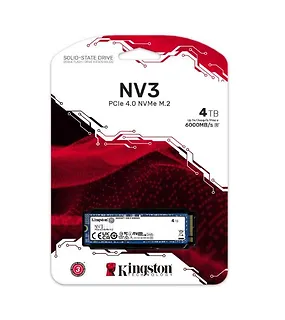 Kingston Dysk SSD NV3 4TB M.2 2280 PCI-e 4.0 NVMe 6000/5000