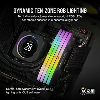 Corsair Pamięć DDR5 Vengeance RGB 64GB/6400 (2*32GB) C32 Intel XMP