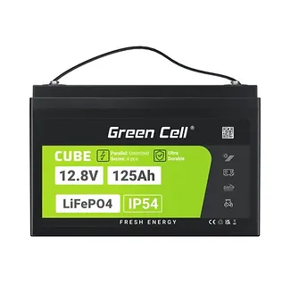 Green Cell Akumulator LiFePO4 125Ah 12V/12.8V 1600Wh