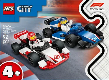 LEGO Klocki City 60464 F1 Bolidy Williams Racing i Haas F1