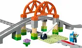 LEGO Klocki DUPLO 10426 Most i tory kolejowe - zestaw rozszerzający