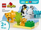 LEGO Klocki DUPLO 10442 Rodziny dzikich zwierząt: pingwiny i lwy