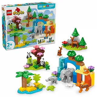 LEGO Klocki DUPLO 10446 Rodziny dzikich zwierząt 3 w 1