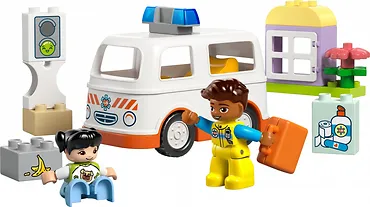 LEGO Klocki DUPLO 10447 Karetka z kierowcą