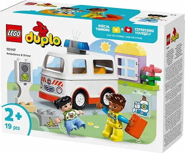 LEGO Klocki DUPLO 10447 Karetka z kierowcą