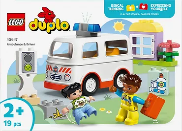 LEGO Klocki DUPLO 10447 Karetka z kierowcą