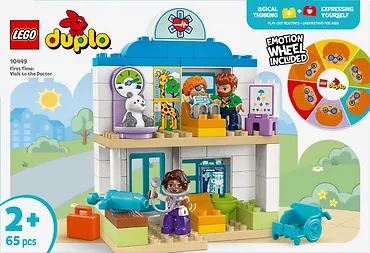 LEGO Klocki DUPLO 10449 Pierwszy raz: Wizyta u lekarza