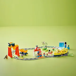 LEGO Klocki DUPLO 10428 Duży interaktywny pociąg miejski