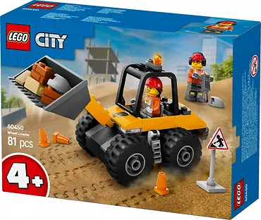 LEGO Klocki City 60450 Żółta ładowarka kołowa