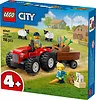 LEGO Klocki City 60461 Czerwony traktor z przyczepą i owcą