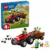 LEGO Klocki City 60461 Czerwony traktor z przyczepą i owcą