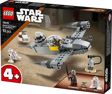 LEGO Klocki Star Wars 75410 Myśliwiec N-1 Mando i Grogu