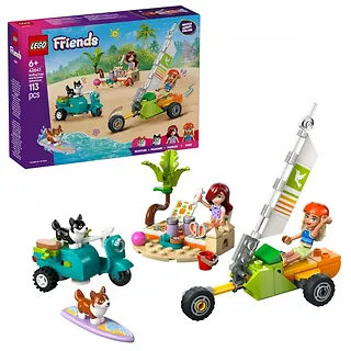 LEGO Klocki Friends 42641 Przygoda z surfującymi psami i skuterem