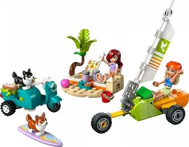 LEGO Klocki Friends 42641 Przygoda z surfującymi psami i skuterem