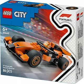 LEGO Klocki City 60442 F1 Kierowca i bolid McLaren