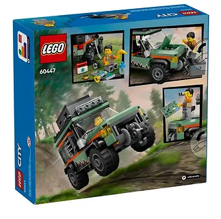 LEGO Klocki City 60447 Górska ciężarówka terenowa 4x4