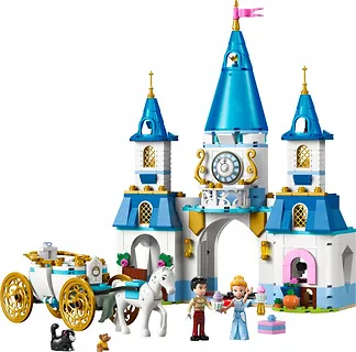 LEGO Klocki Disney 43275 Zamek Kopciuszka i kareta