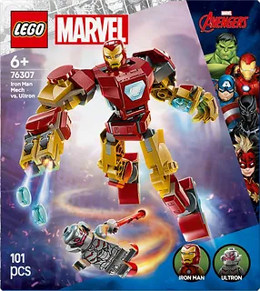 LEGO Klocki Super Heroes 76307 Mech Iron Mana kontra Ultron