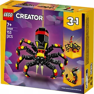 LEGO Klocki Creator 31159 Dzikie zwierzęta: niezwykły pająk