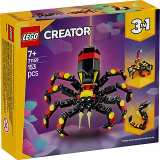 LEGO Klocki Creator 31159 Dzikie zwierzęta: niezwykły pająk