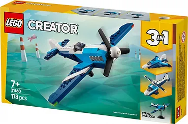 LEGO Klocki Creator 31160 Statek powietrzny: samolot wyścigowy