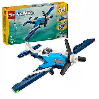 LEGO Klocki Creator 31160 Statek powietrzny: samolot wyścigowy