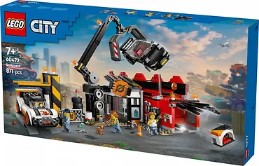 LEGO Klocki City 60472 Złomowisko z samochodami