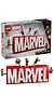 LEGO Klocki Super Heroes 76313 Logo MARVEL z minifigurkami