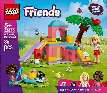 LEGO Klocki Friends 42640 Plac zabaw dla świnek morskich