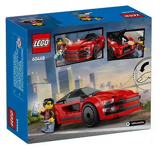 LEGO Klocki City 60448 Czerwony samochód sportowy