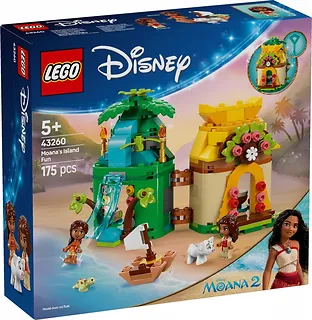 LEGO Klocki Disney 43260 Zabawy Vaiany na wyspie