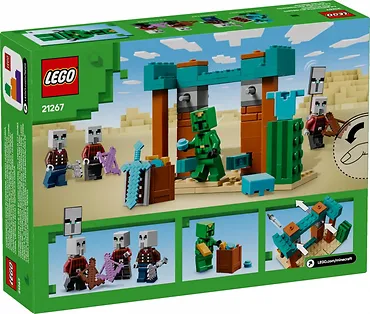 LEGO Klocki Minecraft 21267 Pustynny patrol złosadników