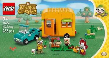 LEGO Klocki Animal Crossing 77054 Leif i jego karawan oraz sklep ogrodniczy