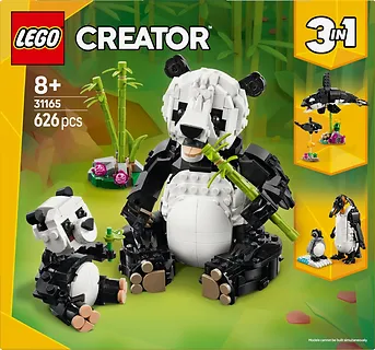 LEGO Klocki Creator 31165 Dzikie zwierzęta: rodzina pand